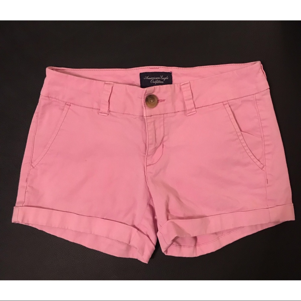 AE | Cuffed Light Pink Short Shorts 🌸